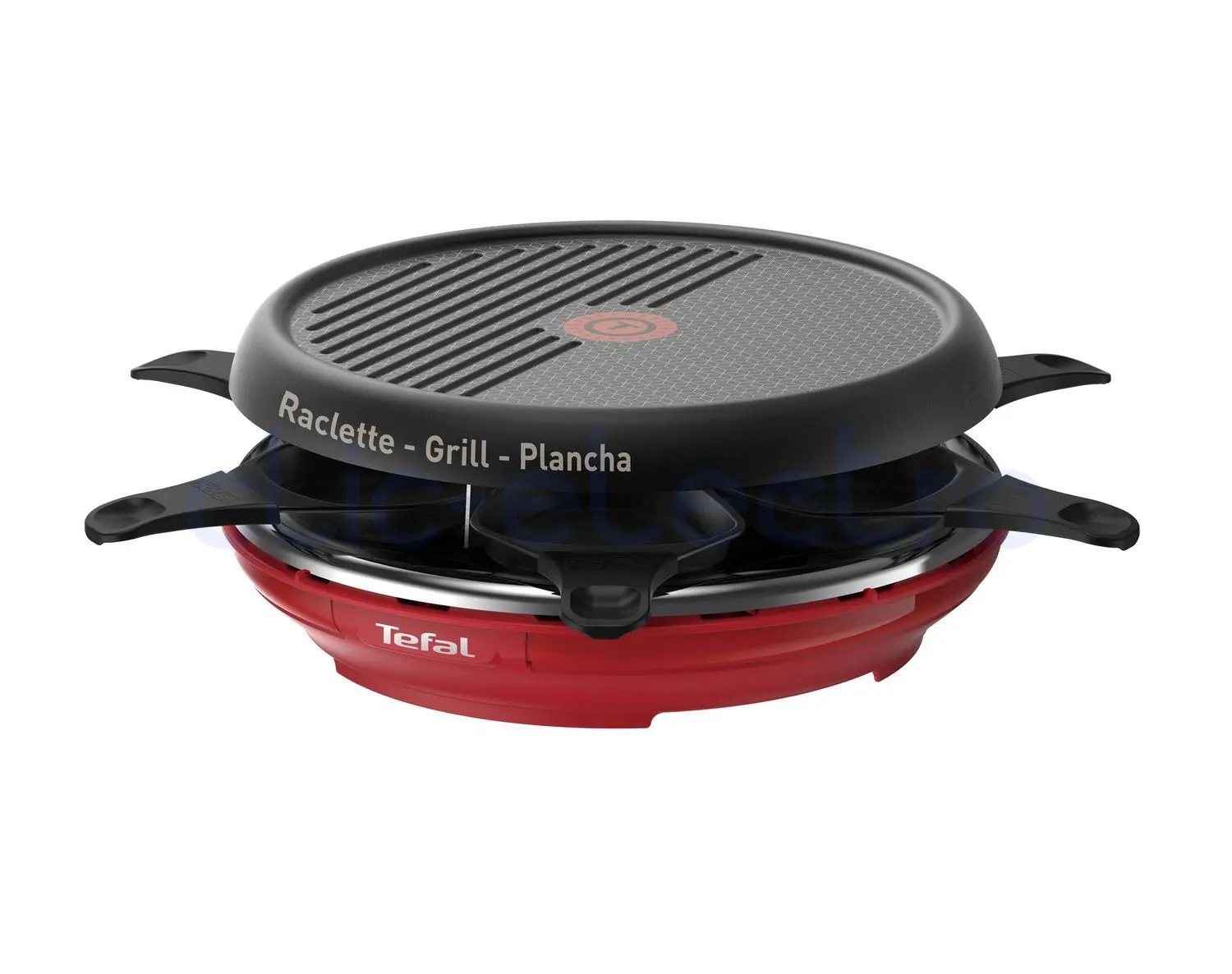 RACLETTE COLORMANIA GRILL PLANCHA 6 COUPELLES ROUGE – TEFAL