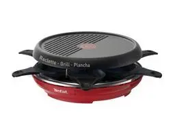 RACLETTE COLORMANIA GRILL PLANCHA 6 COUPELLES ROUGE