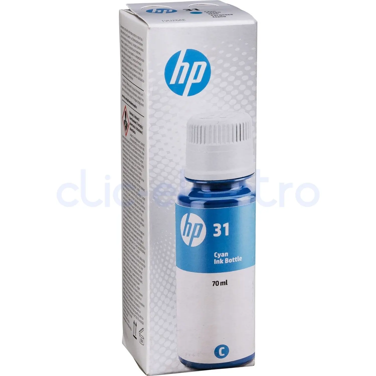 CRT HP 31 - Bouteille Encre Cyan - 70 ml – HP