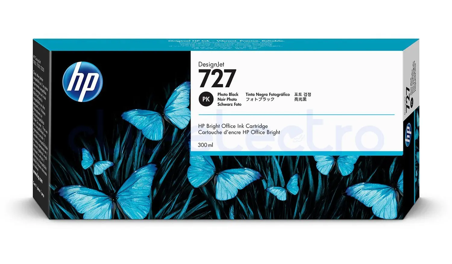 HP 738 Cartouche d'encre noire DesignJet 300 ml – HP