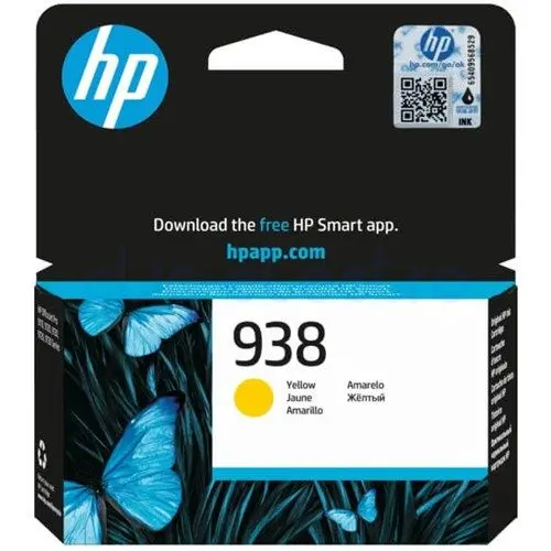 HP 938 Cartouche Encre Authentique Jaune - 800 pages – HP