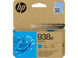 HP 938e Cartouche d'encre Cyan XL EvoMore 1 650 pages