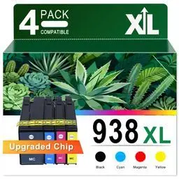 HP 938e Cartouche d'encre Jaune XL EvoMore