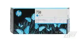 HP Cartouche d'encre 738 Cyan 300 ml DesignJet