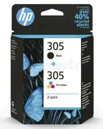 HP 305 - Dual Pack - Cartouche Noire & 3-couleurs