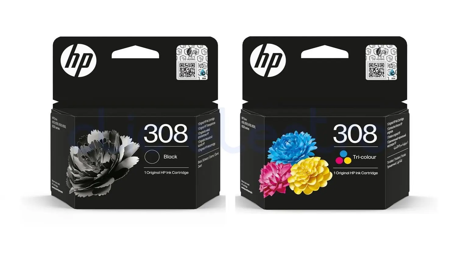 HP 308 Cartouche d'encre noire authentique – HP