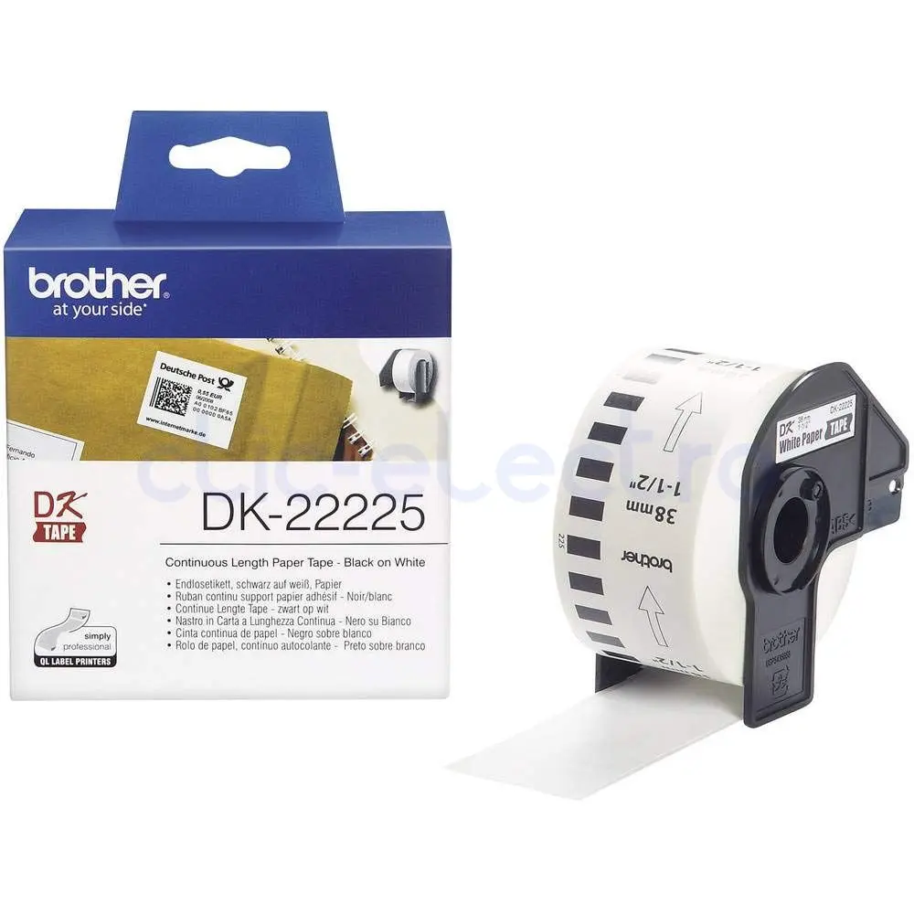 BROTHER Étiquettes DK-22225 Papier Thermique – BROTHER