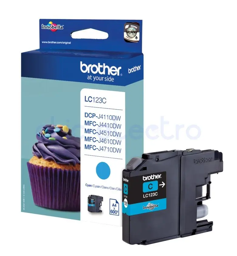 BROTHER LC123C Ink Jet Cyan MFC-J4510DW – BROTHER