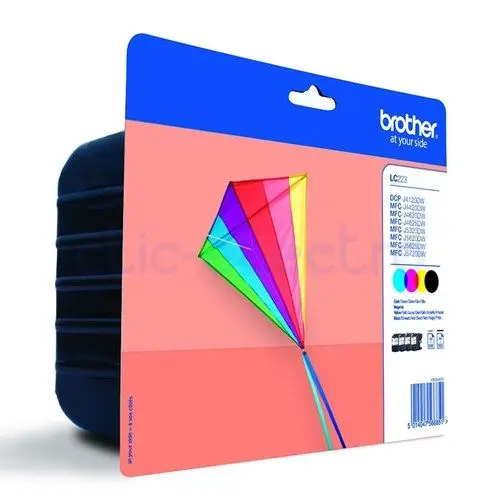 BROTHER LC223VALBP Pack 4 cartouches d'encre – BROTHER