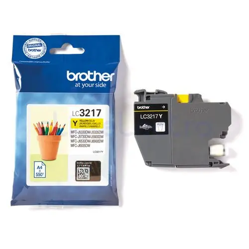 Brother LC3217Y Cartouche JE Jaune 550p – BROTHER