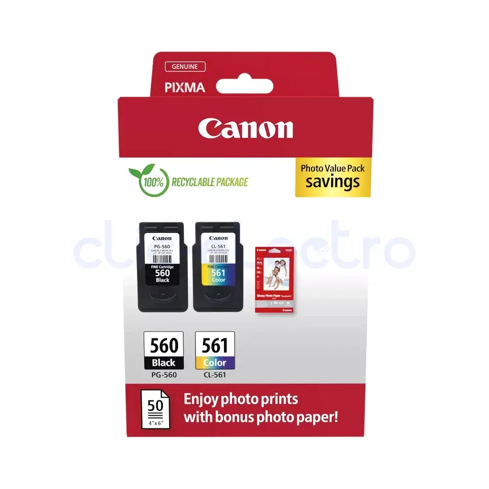 CANON CRG PG-560/CL-561 Ink Cartridge PVP – CANON