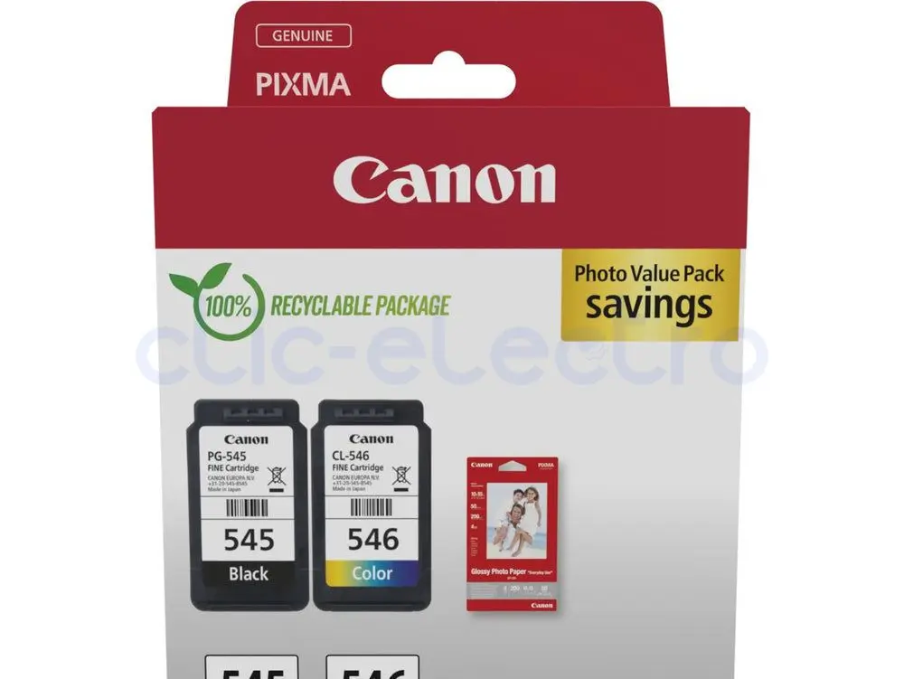 CANON Pack Cartouches PG-545/CL-546 PVP – CANON