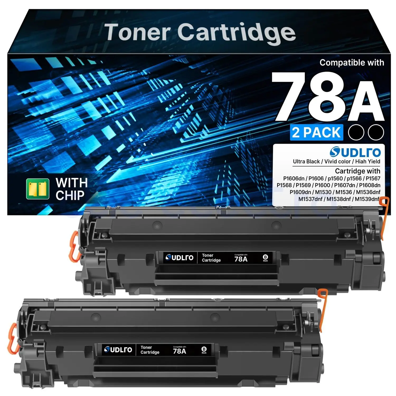 TONER HV CE278A 2PK noir 2100p LJ P1566/P1606 – HP