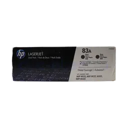 HP 83A - Lot de 2 - Toner Noir - 1 500 pages