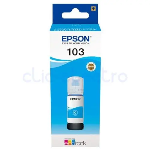 EPSON Kit de Remplissage d'Encre EcoTank 103 Cyan – EPSON