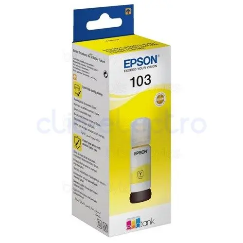 EPSON Kit de Remplissage d'Encre EcoTank 103 Jaune – EPSON