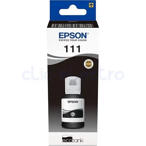 EPSON 111 EcoTank Pigment black ink bottle - Image 1