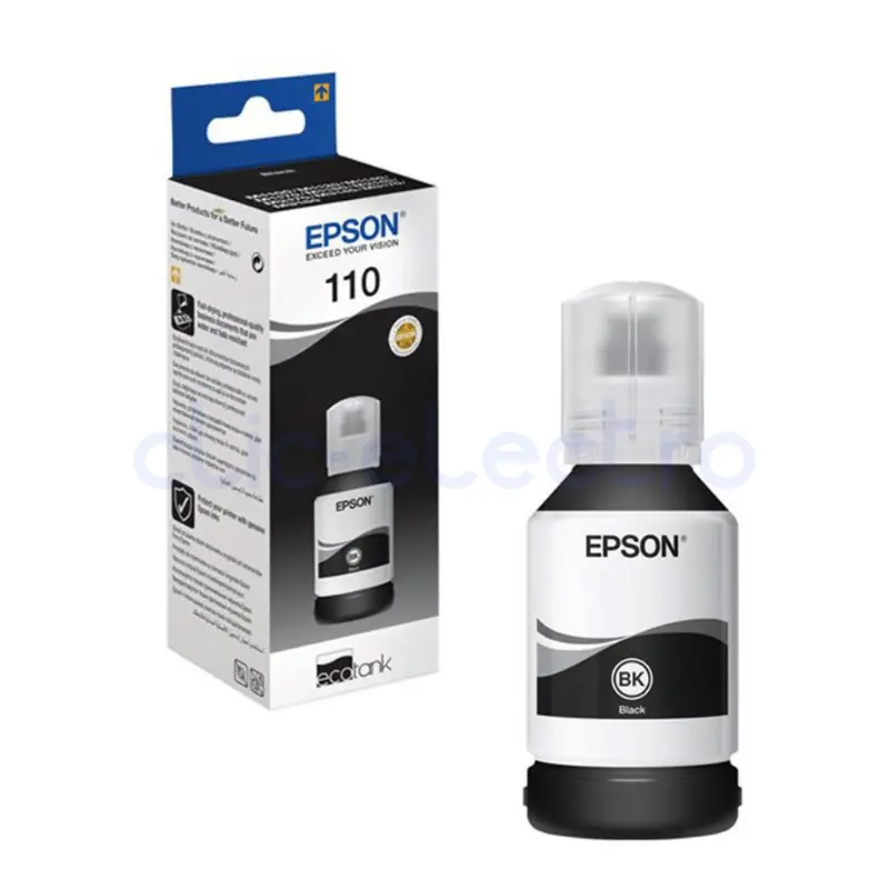 EPSON 110 EcoTank Pigment black ink bottle – EPSON