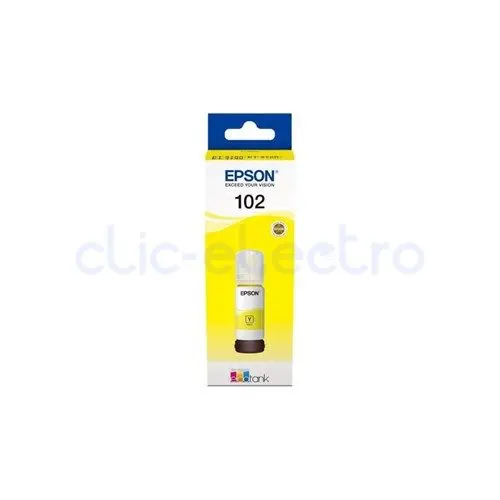 EPSON 102 EcoTank Bouteille d'encre jaune Pigment 70 ml – EPSON