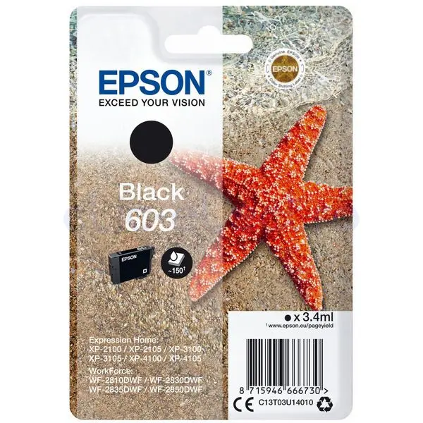 EPSON Cartouche d’encre Singlepack Black 603 – EPSON