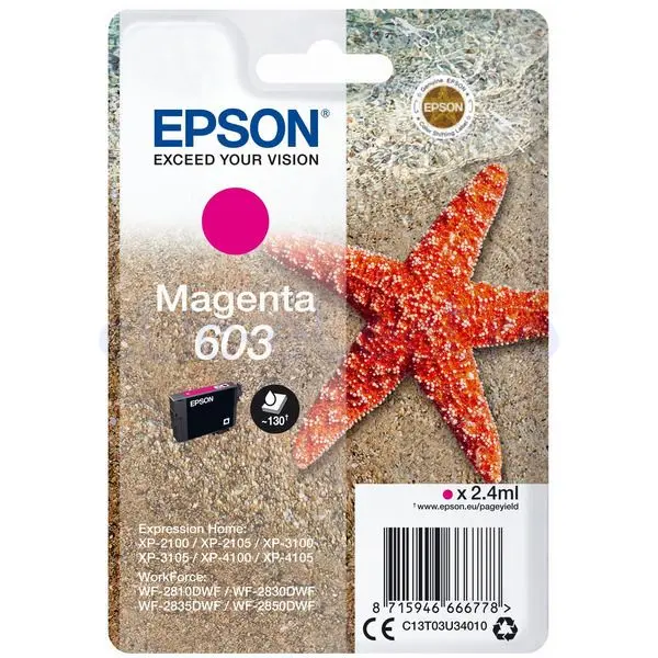 EPSON Singlepack Magenta 603 Ink – EPSON