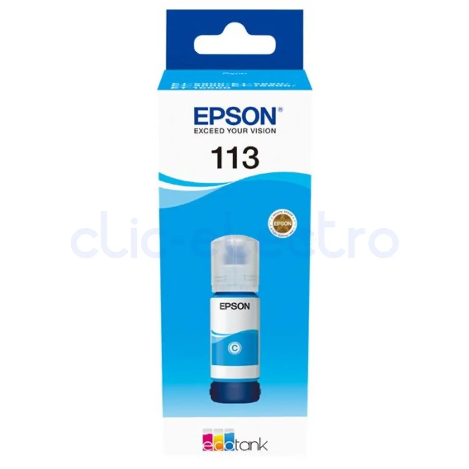 EPSON 113 EcoTank Pigment Cyan 70 ml – EPSON