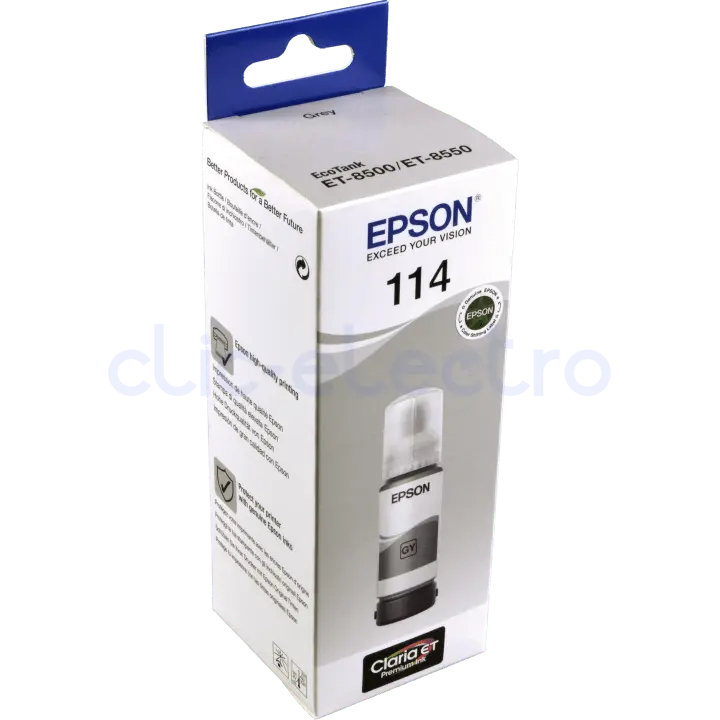 EPSON EcoTank 114 Noir Photo Bouteille d'encre – EPSON