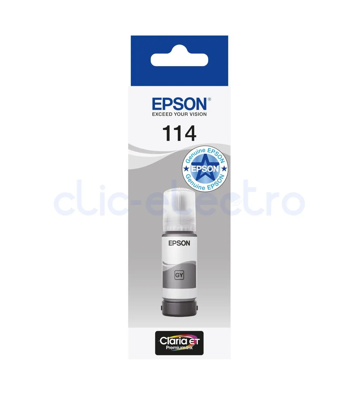 EPSON Bouteille d'encre EcoTank 114 Grise - Image 1