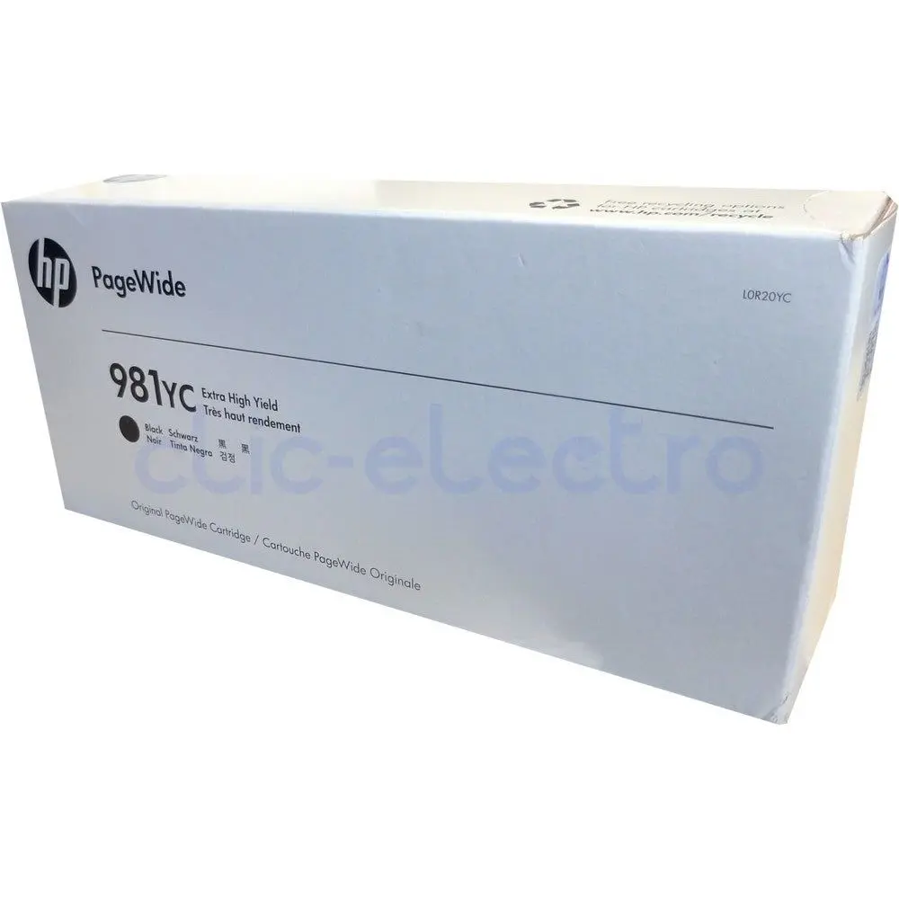 HP 981YC - Car PageWide Cyan XXL - 16 000 - Image 1