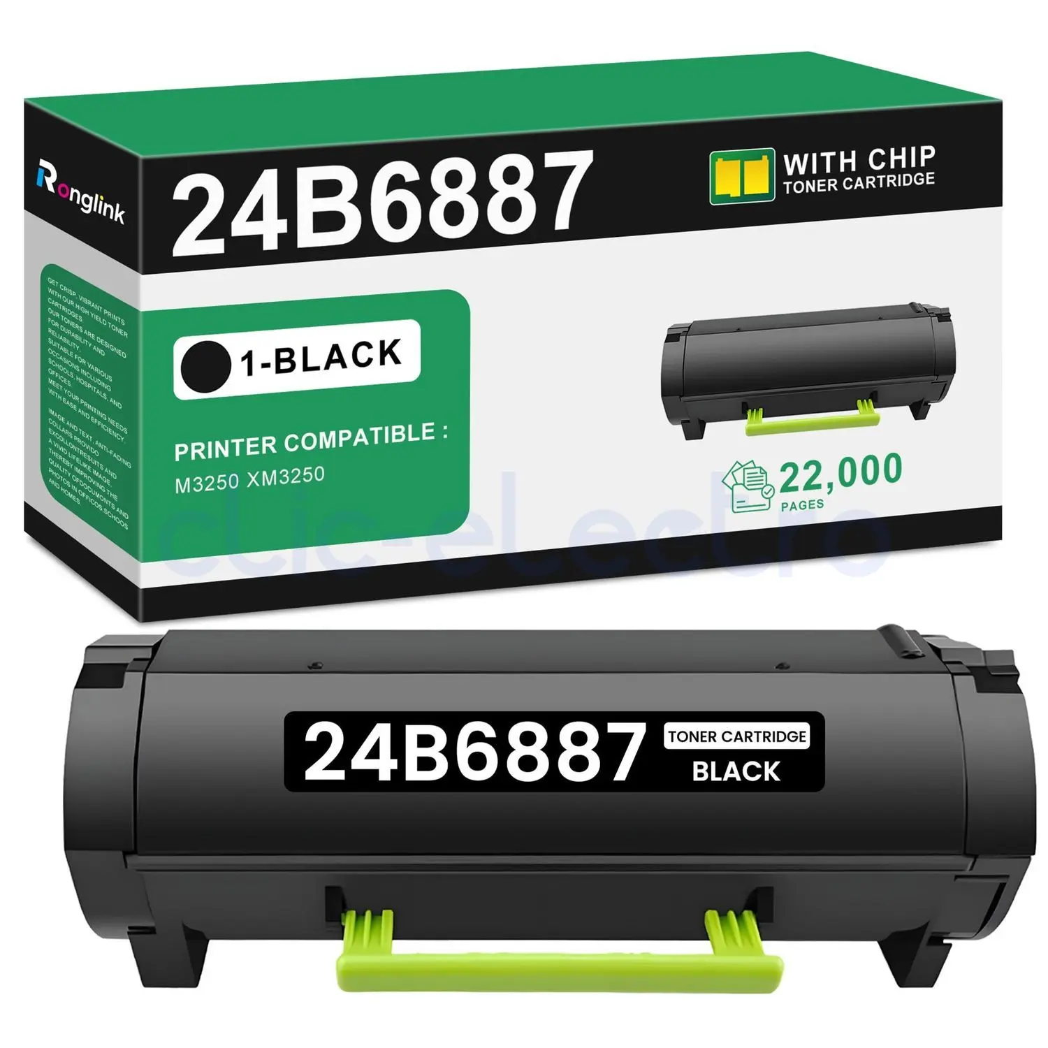 BSD TONER Noir M3250 - XM3250 (20k) – LEXMARK