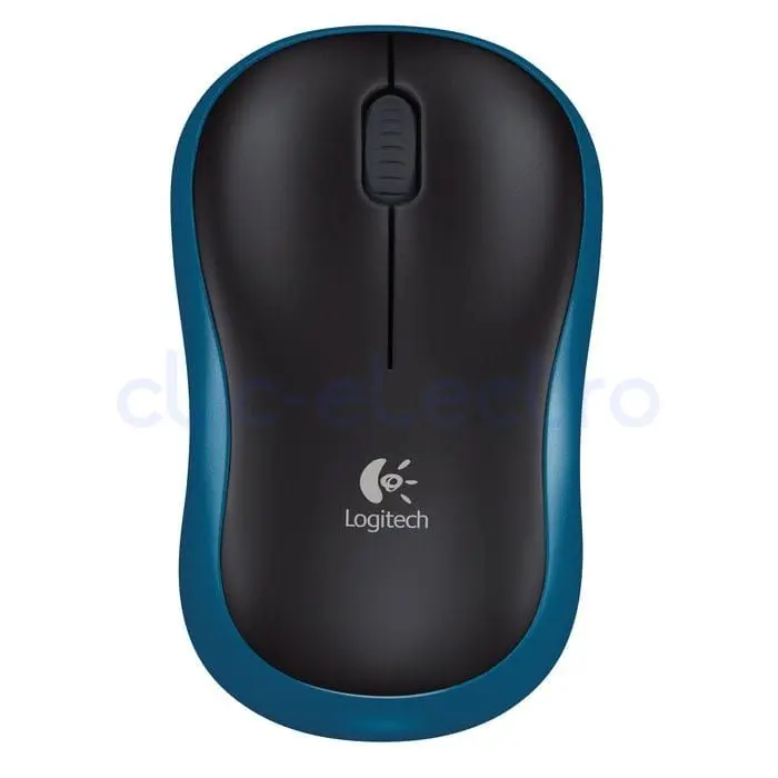 LOGITECH Wireless Mouse M185 Bleu – LOGITECH