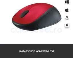 LOGITECH Souris sans fil M235 Rouge