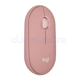 Logitech Pebble Mouse 2 M350s -optique-3 boutons-sans fils-rose