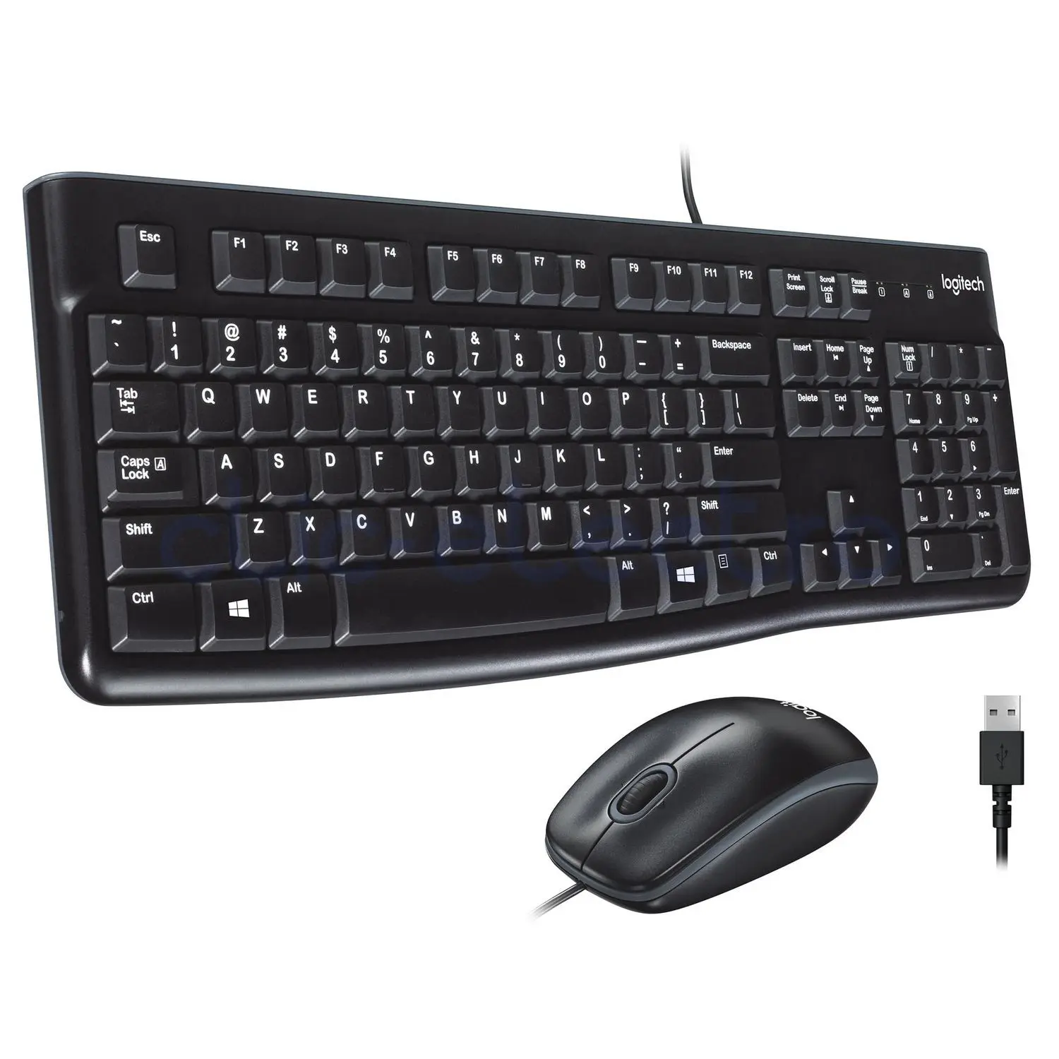 PACK CLAVIER/SOURIS LOGITECH FILAIRE MK120 - Image 1