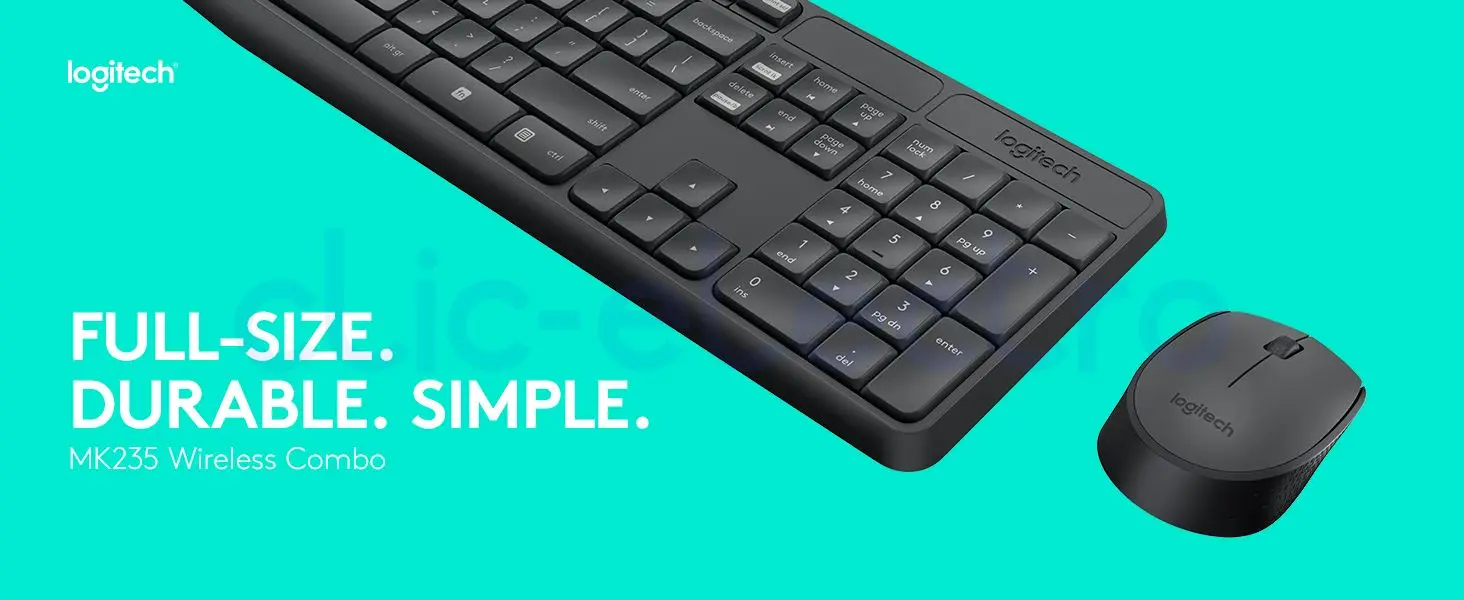 LOGITECH MK235 Pack clavier souris sans fil – LOGITECH