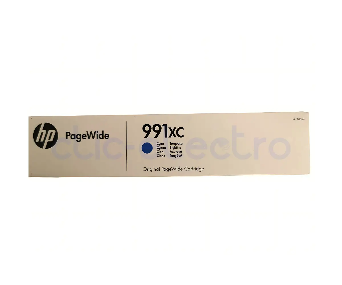 CRT 991XC Cyan Contract PageWide - E75** - E77** - P75** – HP