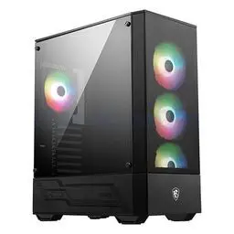 MSI MAG FORGE 112R unité centrale Midi Tower Noir, Transparent