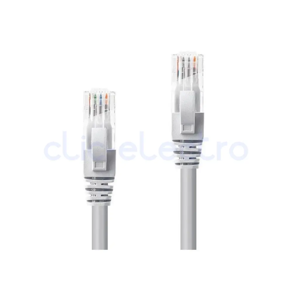 DIVERS Câble réseau RJ45 Cat6 1 m Gris – DIVERS
