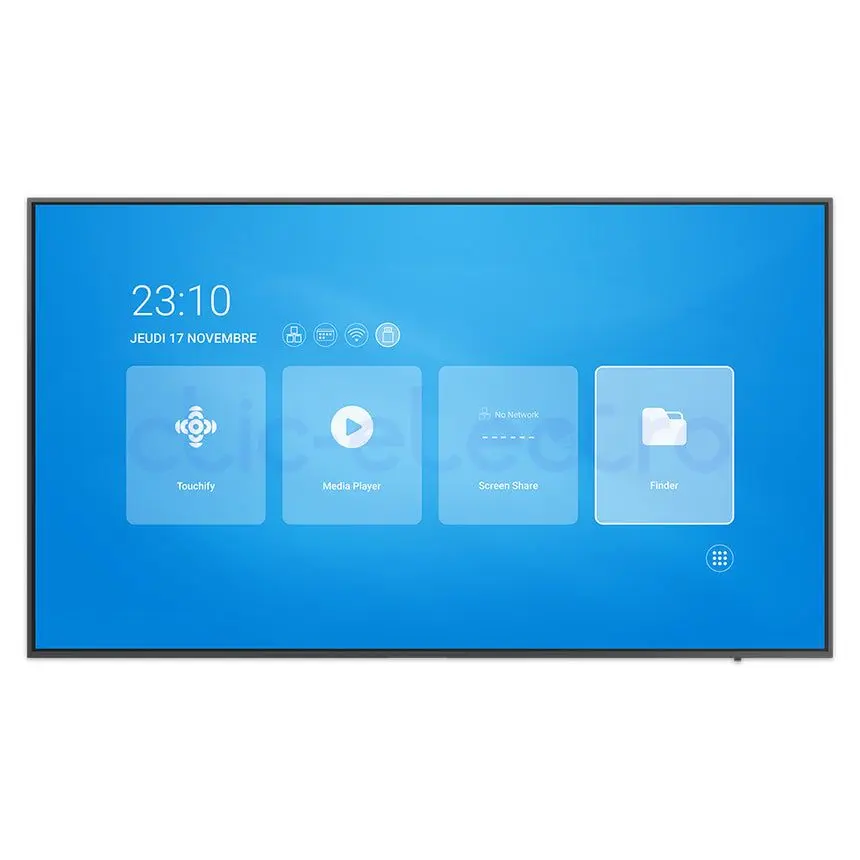 Ecran d'affichage dynamique SpeechiDisplay 55" Android 8 UHD – SPEECHI
