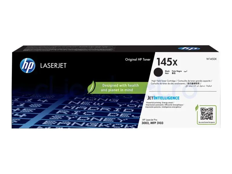 TONER HP 145X - Noir - 3 800 pages – HP