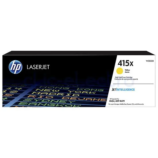 HP 415X Jaune - 6 000 pages - M45** - M47** – HP