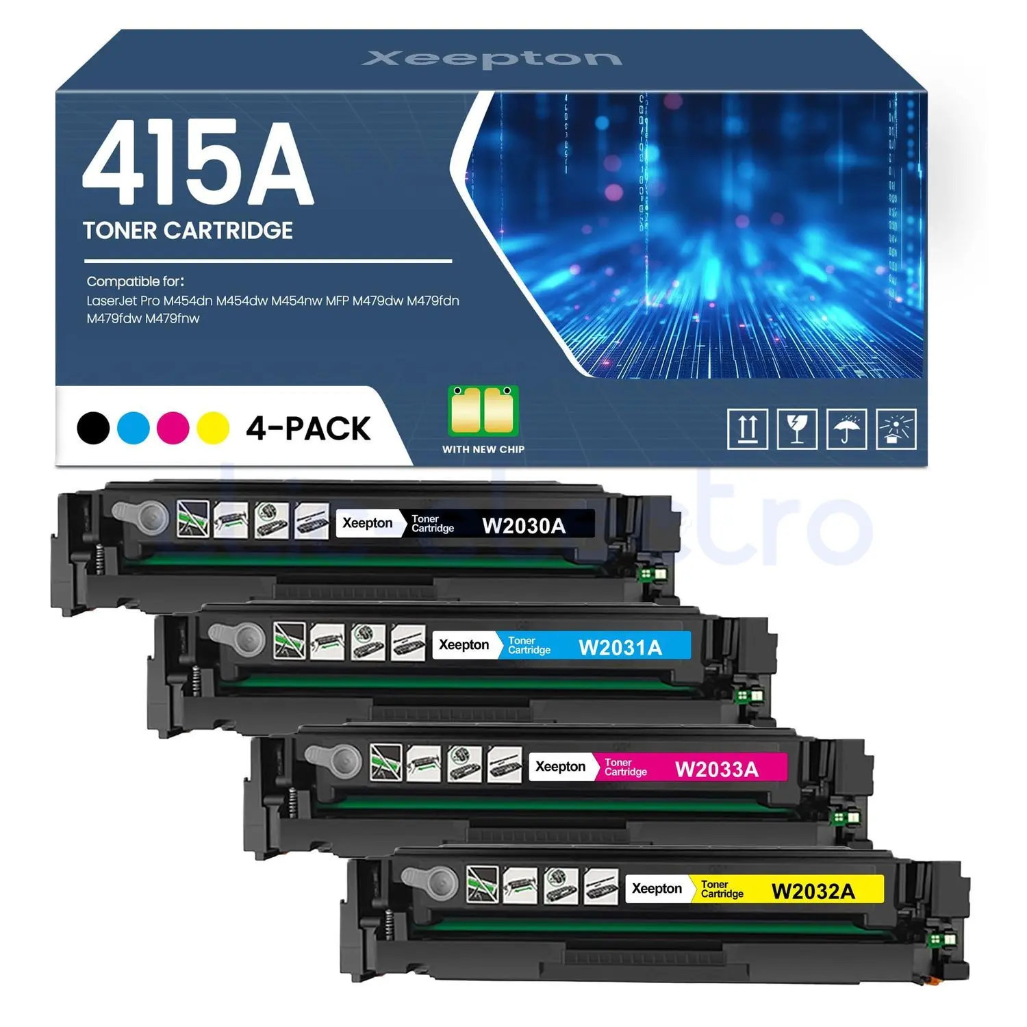 HP 415A Toner Magenta LaserJet Authentique – HP
