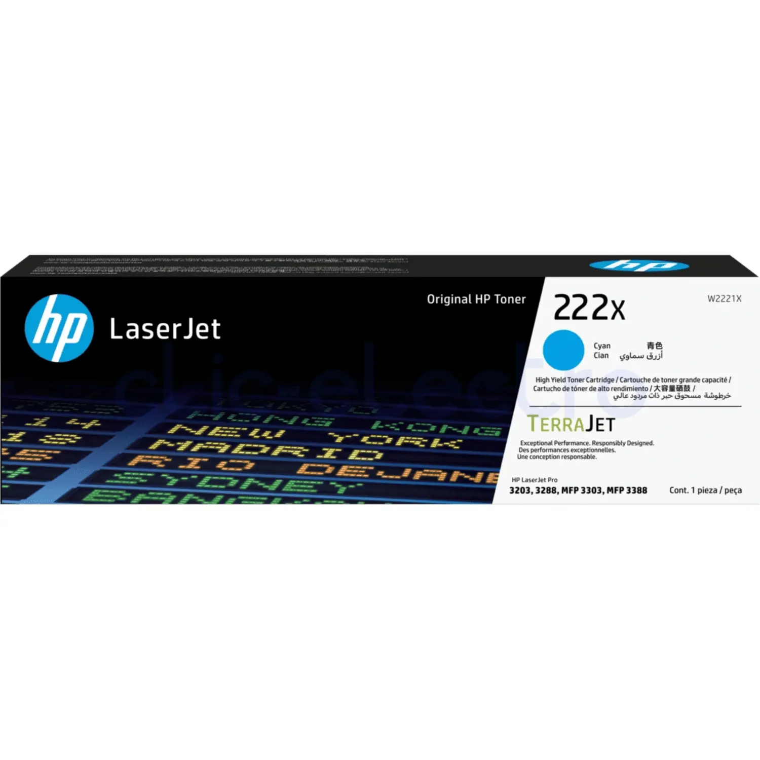 HP 222X Cyan Toner 2500 pages – HP