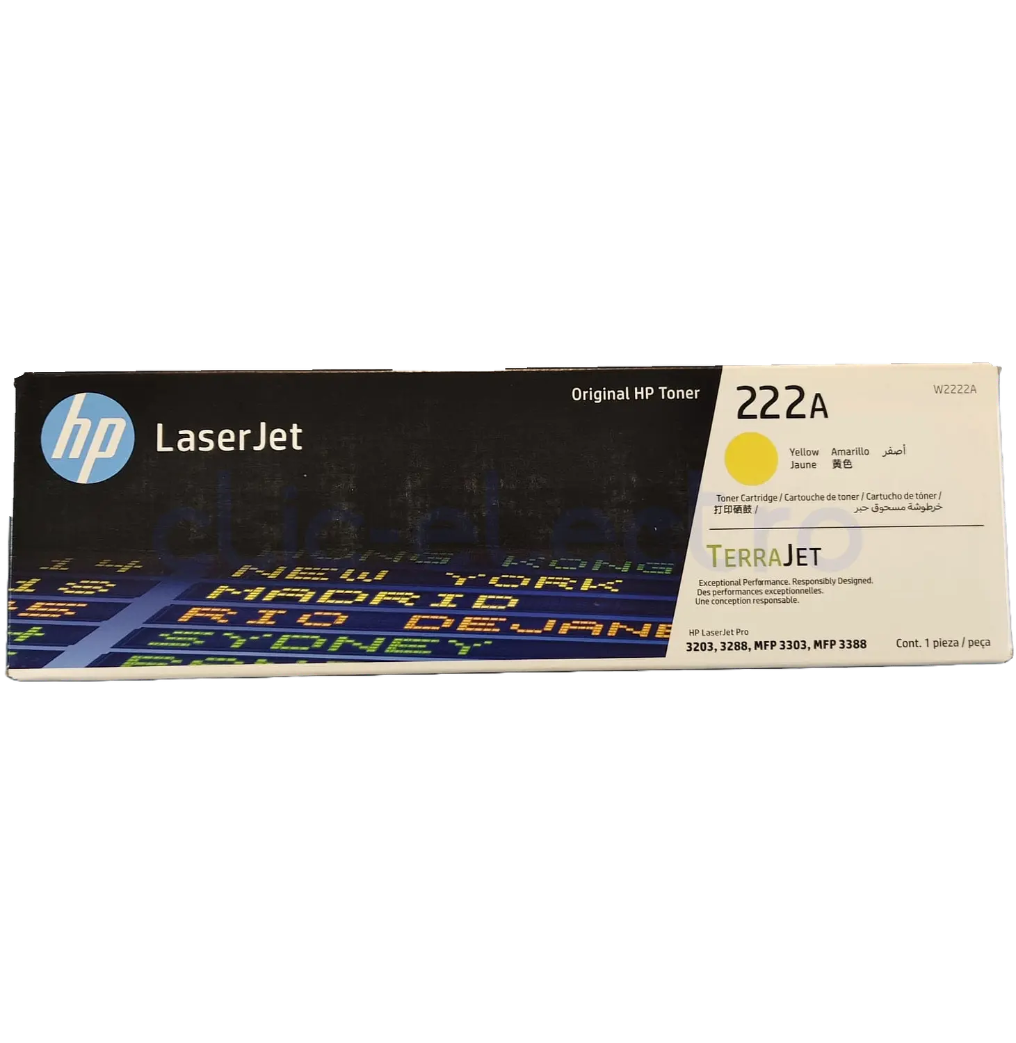 TONER HP 222A Jaune 1200 pages – HP