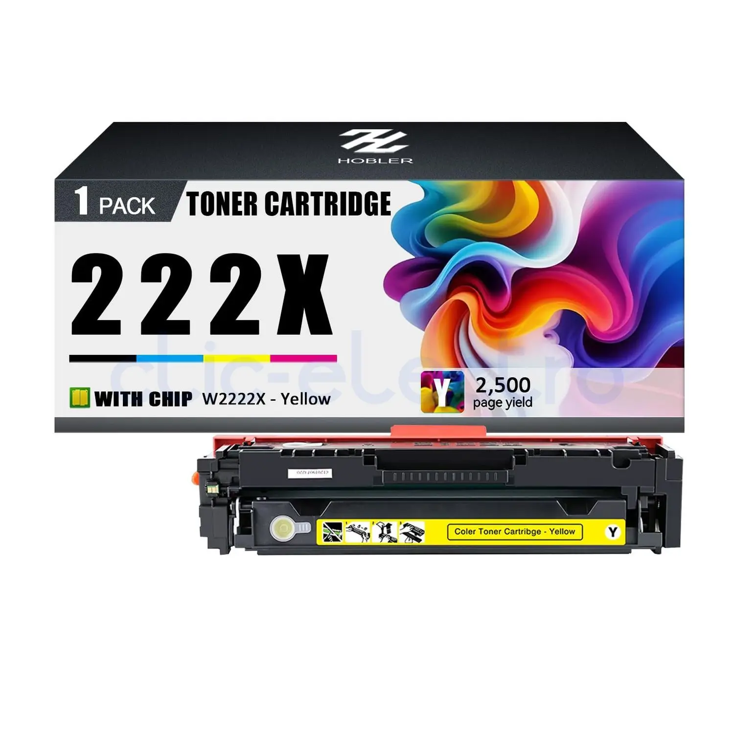 TONER HP 222X Jaune 3200 pages – HP