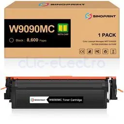 HP W9090MC Toner Noir - 8600 pages - E450** - E475**