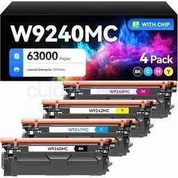HP W9240MC - Toner Noir - 21 000 pages - X557**