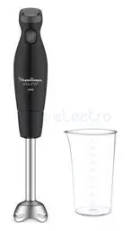 MOULINEX Mixeur EasyChef Noir Métallique 450W