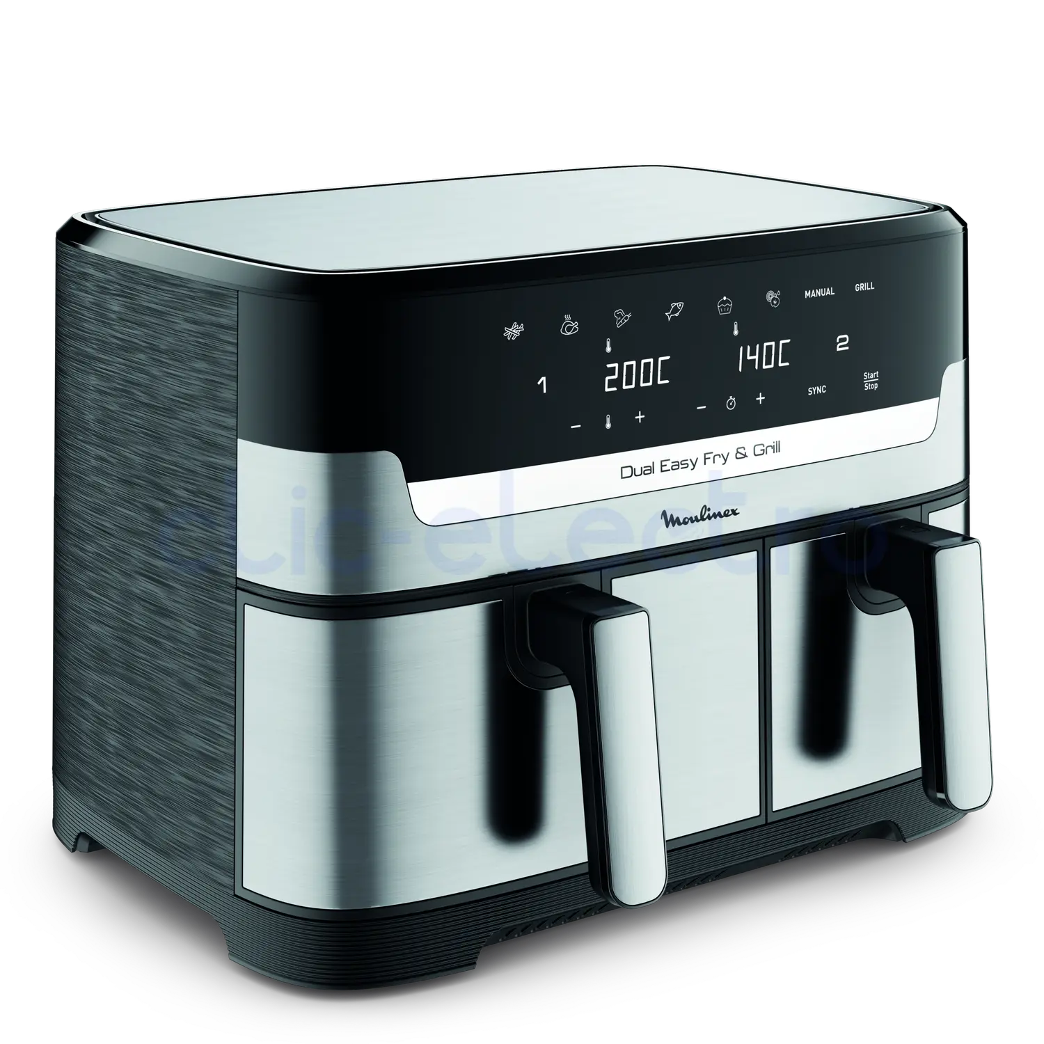Easy Fry and Grill Dual Inox – MOULINEX
