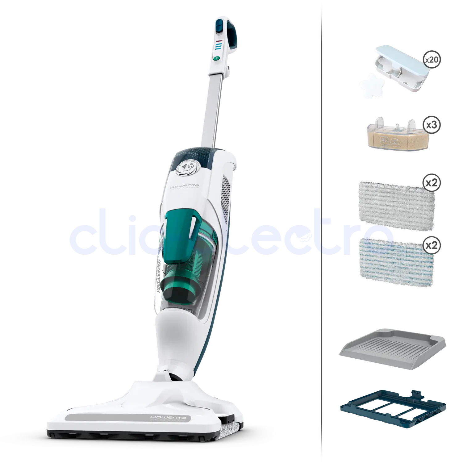 ASPIRATEUR BALAI CLEAN & STEAM MULTI FONCTION – ROWENTA